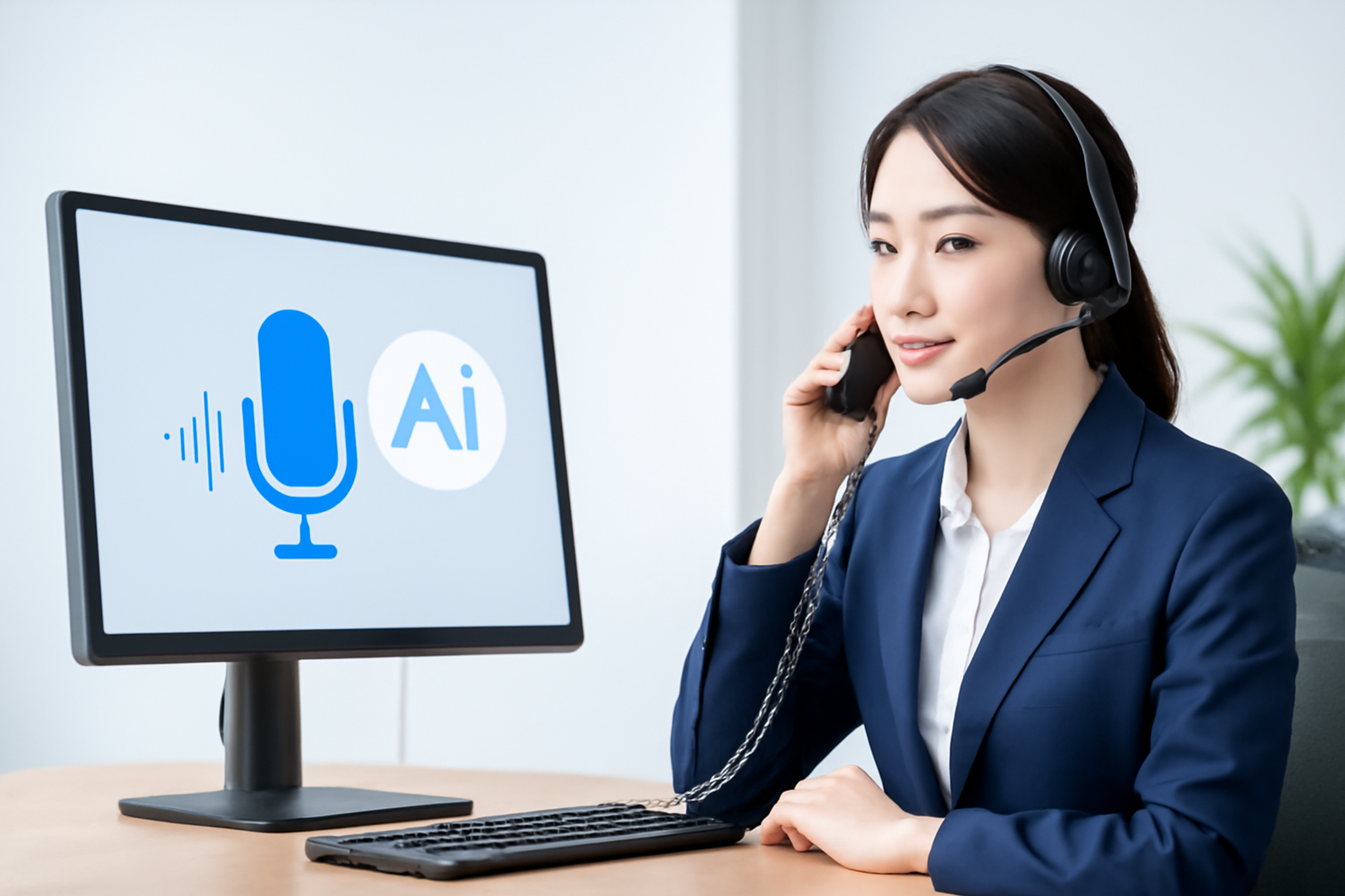 AI電話システムのイメージ